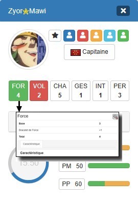 Caract&eacute;ristiques