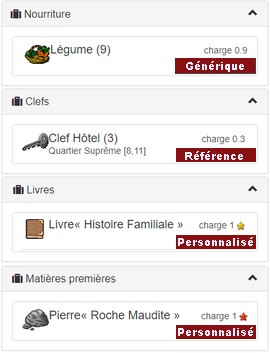 Type de mat&eacute;riel