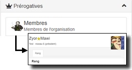 G&eacute;rer les membres