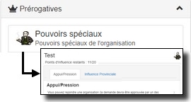 Pouvoirs Sp&eacute;ciaux