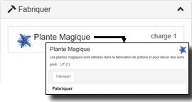 Fabrication de plantes magiques