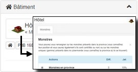 Rep&eacute;rer les monstres