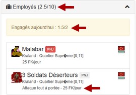 Arm&eacute;e priv&eacute;e