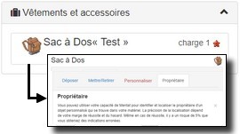 Localisation du propri&eacute;taire