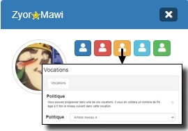 Progression Politique