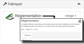 Fabriquer r&eacute;glementation
