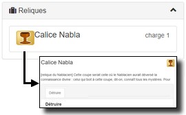 Destruction de relique