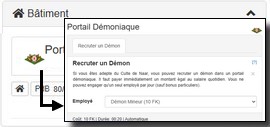 Recruter un D&eacute;mon