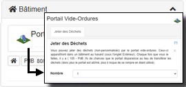Jeter des D&eacute;chets par le Portail