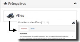 Villes de la province